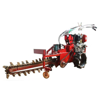 Máquina Multifuncional de Excavación y Zanjado con Cadena de Transmisión, Motor Diésel para Tractor Agrícola