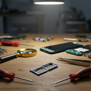 Bandeja SIM azul para Oppo A74 4G CHP2219, pieza de repuesto - Product Image 3