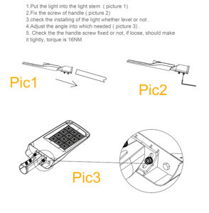 Lampe de route étanche IP66, garantie 5 ans, alimentation CA extérieure, détecteur de mouvement, 80W, alliage d'aluminium, éclairage LED pour rue - Product Image 6