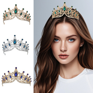 Prince couronnes pour femmes <span class=keywords><strong>diadème</strong></span> de mariée mariage cheveux couronne diadèmes et couronnes diadèmes en alliage bon marché - Product Image 6