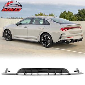 Pour Kia K5 2021-2024 GT-Line, 3 pièces, diffuseur de pare-chocs arrière, imitation carbone, PP, pièces automobiles de haute qualité, kit carrosserie - Product Image 1