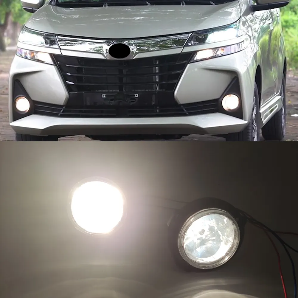 For Toyota Avanza 2012 2013 2014 2015 2016 2017 2018 2019 Fog Lights Assembly 4000LM 55W 4300K H11 Halogen Fog Lights
