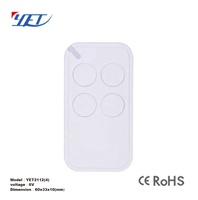 YET2112 315/433MHz Código de aprendizaje Control remoto inalámbrico Puerta de garaje Control remoto de puerta universal