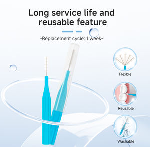 12 pcs מברשת שיניים שיניים שיניים שיניים ניקוי הפה טיפול דופונט ניילון הסרת פלאפון ניילון הסרת בריאות אריזת שקית פלסטיק - Product Image 4