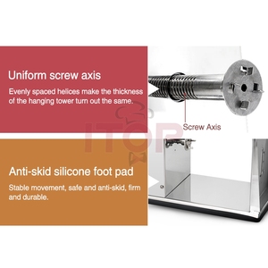 Cortador de Patatas en Espiral Eléctrico con Cuchillas de Acero Inoxidable, Rebanador de Verduras Compacto para <span class=keywords><strong>Cocinas</strong></span> Domésticas y Comerciales - Product Image 3