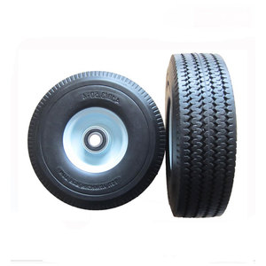 10-Inch Spoke Carbon Steel PU Foam Rubber <strong>Mecanum</strong> <strong>Wheel</strong> with Wear-Resistant and Pressure-Resistant Bearing Outer Tire Caster - Product Image 4