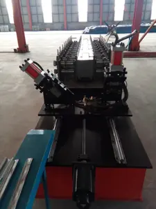 2-in-1 CZ Purlin Roll Forming Machine Quick CZ Interchanging Light Steel Frame Making Machine C Channel Forming Machine