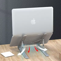 Support d'ordinateur portable en aluminium détachable support d'ordinateur en métal pour ordinateurs portables 10-15.6 pouces produit d'utilisation de bureau supports de tablette PC