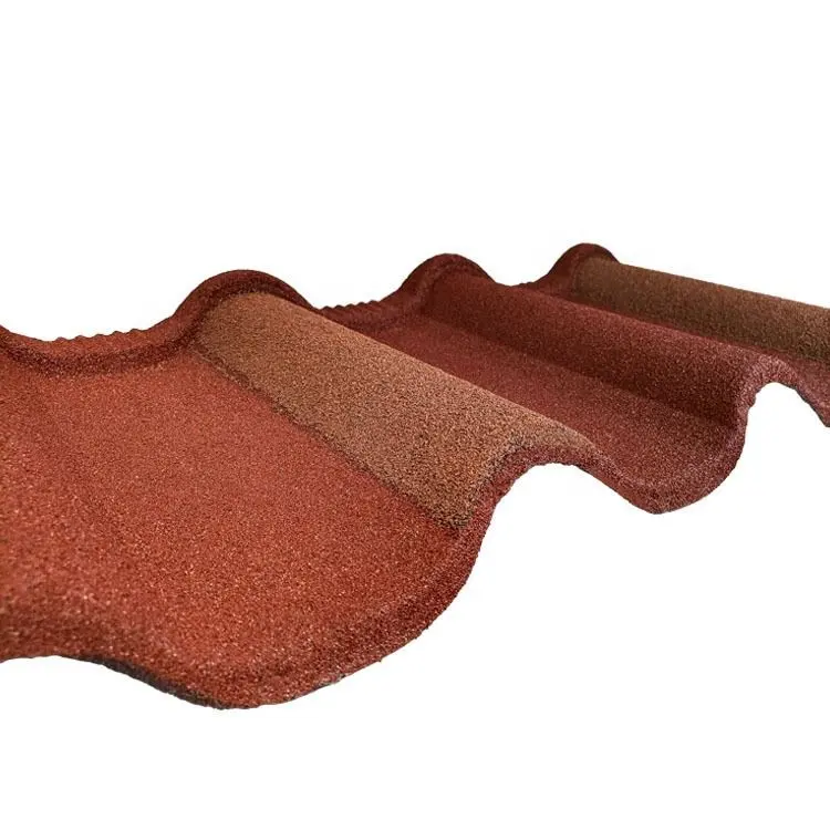 Hochwertiger Dachziegel aus recyceltem Gummi aus Stahl/Baumaterial für stein beschichtete Metalldach ziegel/Strohdach ziegel