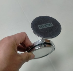 Espejo Ovalado Metálico de Doble Cara con Rotación de 360 Grados y Juego de Cepillos para el Cabello, Superventas - Product Image 4