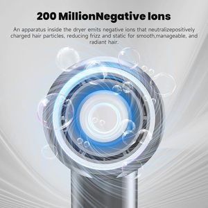 Sèche-cheveux électrique professionnel de salon léger et rapide à faible bruit portable pour souffleur domestique et ionique - Product Image 4