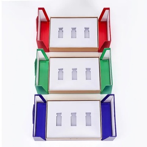 Custom <b>Box</b> Packaging Double Door Design Magnetic Closure Paper Gift Lip Gloss Packaging <b>Box</b> Cosmetic Boxes with Foam Insert - Product Image 1