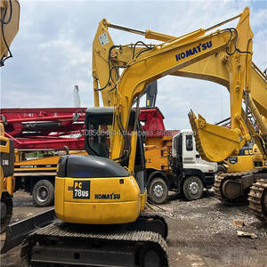 Excavadora sobre orugas Komatsu PC78US usada en buenas condiciones, los componentes del núcleo incluyen bomba de caja de cambios del motor similar a PC60 - Product Image 1