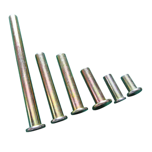 Rivets en acier massif à tête plate, normes DIN ISO ANSI, grade 4.8 et 6.8 - Product Image 1