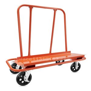 Carro de plataforma de cuatro ruedas plegable personalizable para paneles de yeso con Panel de acero de 1000KG para manejo de hojas para carros de mano - Product Image 1