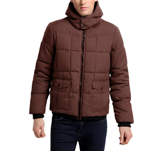 KIJQJ1 Veste d'hiver personnalisée pour hommes Stand de décoration de broderie en diamant pour garçons, vêtements d'extérieur à la mode pour l'extérieur - Product Image 3
