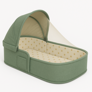 Katlanabilir bebek yatağı & bebek bezi çantası | Cibinlik & gölgelik su geçirmez Oxford kumaş ile taşınabilir seyahat bassfabric - Product Image 2