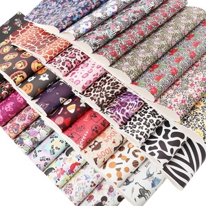 Tela o Rollos de Tela Sintética de Cuero Sintético Estampado Personalizado para Tapicería, Tejido para Bolsos, Lazos, Estampado Digital - Product Image 3