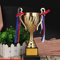 Trophées personnalisés pour événements sportifs, trophée de champion en métal doré, trophée de récompense