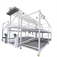 Système de culture hydroponique vertical pour ferme intelligente intérieure, table roulante mobile de grande taille