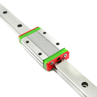 Rail linéaire miniature MGN5-MGN15 compatible avec les imprimantes CNC et 3D, avec roulement en acier chromé/acier inoxydable