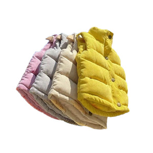 Wholesale Children's Casual Single-Breasted Warm Outerwear Jacket Thick Polyester with <strong>Vest</strong> and Camisole for Kids Clothing - Product Image 1