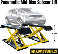 Plateforme élévatrice à ciseaux hydraulique de service lourd CE, élévateur de voiture, SUV, pour réparation en garage