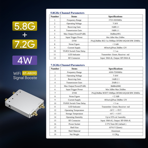 EP-AB090 Extensor de RF de Doble Banda 5.8GHz+7.2GHz, Amplificador de Señal de 4W 36dBm para FPV y <span class=keywords><strong>WiFi</strong></span> 6E/7 - Product Image 6