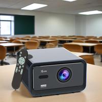 Proyector XNANO 4K Smart Android TV HS100, 5000 Lúmenes, Cine en Casa, Juegos, Películas, Control por Voz, Portátil, Teatro al Aire Libre