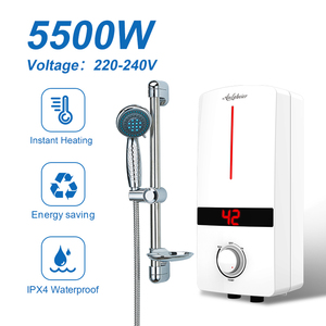 เครื่องทำน้ำอุ่นขนาดเล็กยี่ห้อ Anlabeier 220V 3.5kW จากโรงงานโดยตรง ควบคุมด้วยระบบสัมผัส กันน้ำระดับ IPX4 สำหรับห้องน้ำ ห้องอาบน้ำ ติดผนัง แบบไม่ใช้ถัง - Product Image 4
