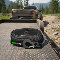 Monster4WD 50 ft 1/4 Inch Câble de treuil synthétique pour chasse-neige ATV et treuil électronique