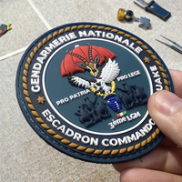 Patch thermocollant rond à sequins appliqués, broderie personnalisée sur toile et PVC pour la décoration de chapeaux et de vêtements, OEM ODM