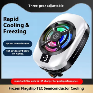 Raffreddatore per telefono a semiconduttore TL16 - Potente raffreddamento a congelamento con display digitale, supporto fissabile, <span class=keywords><strong>materiale</strong></span> ABS, leggero 70g per il gaming - Product Image 4
