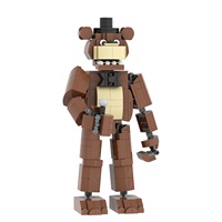 Figurines d'action FNAF Pizzeria Horror Bear, ensembles de blocs de construction, figurines, briques de personnages, jouets, 5 Nuits à Freddy's