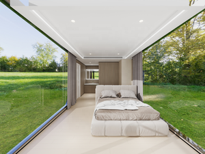 Casa de cápsula lujosa de aluminio, casa espacial, casa móvil lista para enviar - Product Image 6