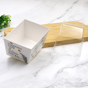 Boîte d'emballage personnalisée <span class=keywords><strong>en</strong></span> papier imprimé pour cupcakes, pain, sandwichs, hamburgers, toasts, gaufrettes, beignets, <span class=keywords><strong>biscuits</strong></span>, boîte à emporter pour boulangerie avec couvercle - Product Image 5