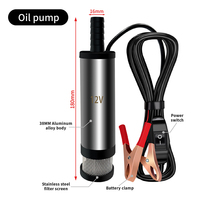 Pompe submersible à moteur diesel DC 25L/min 12V 24V en aluminium pour garage atelier Garantie 1 an