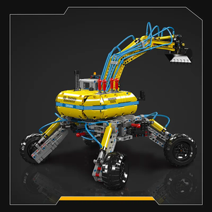 Mal King 17060 1392Pcs <span class=keywords><strong>Engineering</strong></span> Serie All-Terrain Graafmachine Truck Auto Bakstenen Model Technisch Educatief Speelgoed Festival Cadeau - Product Image 5