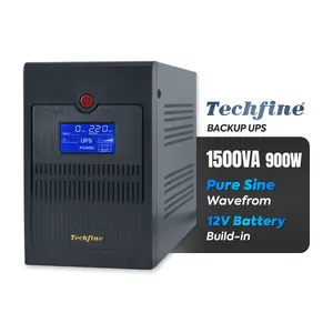 Factory direct 1500 VA 900w Line Interactive Uninterruptible Power Supplies backup Offline UPS Built-in Battery