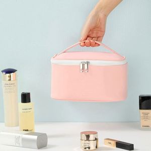 Échantillon Gratuit : Nouvelle Trousse de Maquillage Portable Grande Capacité pour Femme, Sac Bandoulière Diagonal Haut de Gamme pour Outils de Broderie et de Manucure - Product Image 3