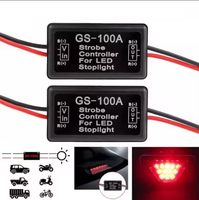Modul Mobil Universal KKA GS100A/GS100B AC Otomatis 12V 2A Relay Flasher Lampu Rem Stop Retrofit/Upgrade