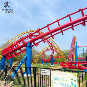 Yueton Rides, fabricant professionnel chinois de manèges attrayants et palpitants pour parcs d'attractions, montagnes russes à trois boucles - Product Image 3