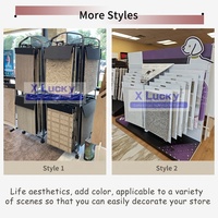 Présentoir d'échantillon de tapis coulissant pour carreaux de Offre Spéciale présentoir et support de cintre support de carte en céramique présentoir d'échantillons de tapis