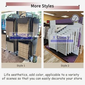 Hot Sale Fliesen Display Schiebe teppich Probe Display Rack und Stand Kleiderbügel Keramik Kartenst änder Teppich Probe Display Rack - Product Image 4