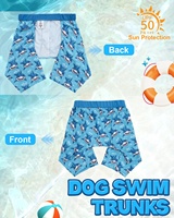 CuteBone Dog Maillot de bain Durable Confortable Séchage rapide Short protégé contre les UV Ceinture réglable Design de mode pour piscine de plage