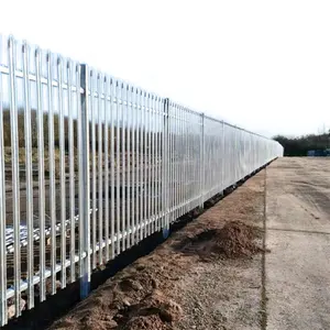 2750mm PVC-beschichtete verzinkte Palisade-Zaun platten im Euro-Stil