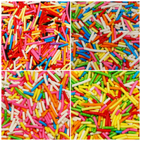 Fabrik-Großhandel Bunte Mix-Streuperlen Kuchenstreusel Zuckerperlen für Backzutaten Kuchen- und Dessertdekoration
