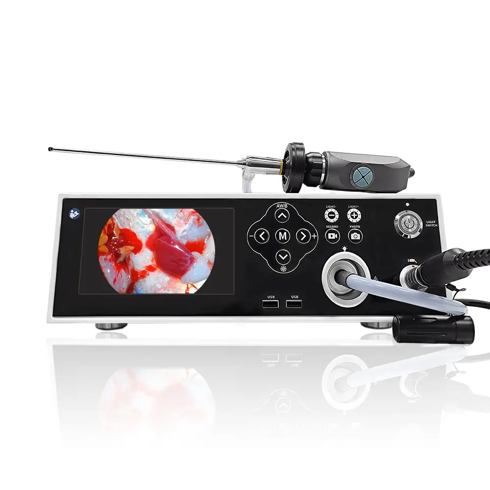 Sistema de cámara de endoscopio Full HD Cirugía endoscópica laparoscópica y artroscópica ENT incorporada en fuente de luz