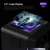 LOVINGCOOL Nouveau Radiateur de Refroidissement par Air pour CPU AIO avec Conception à Rail Coulissant et Écran Ultra-Large de 3,5 Pouces, Ventilateur PC, Dissipateur Thermique pour Boîtier d'Ordinateur