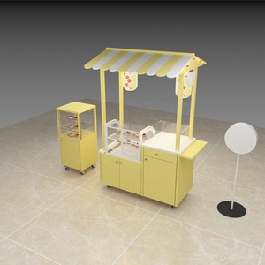 Chariot à bonbons en bois personnalisé pour mariage, enfants, Noël, dessert, fête, décoration, comptoir de présentation de sushis, vente - Product Image 6